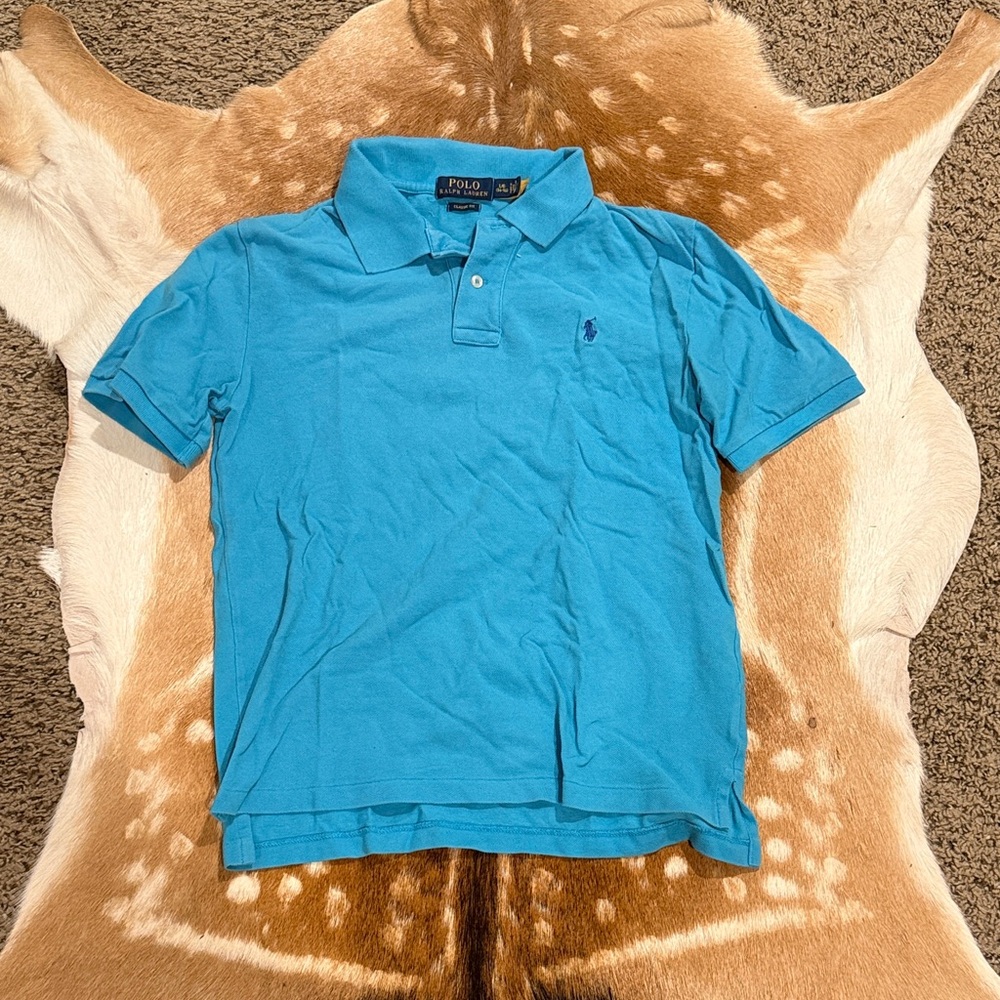 Ralph Lauren Kids Blue Polo Shirt